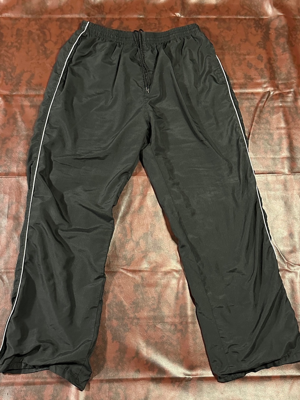 Men's Black Athletic Track Pants